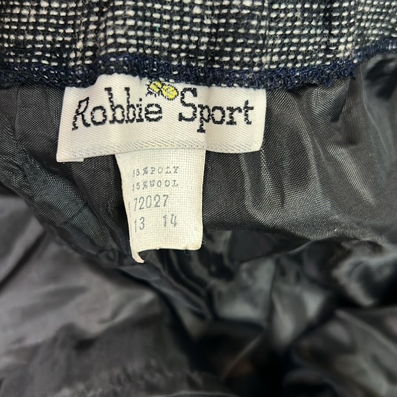 Vintage Robbie Bee Sport Woman’s 13-14 High Waisted Wool Blend Straight Leg Pant - Picture 4 of 8